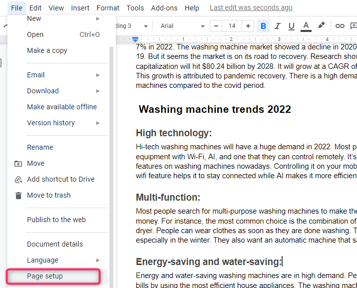  How To Make Page Horizontal In Google Docs Docs Tutorial