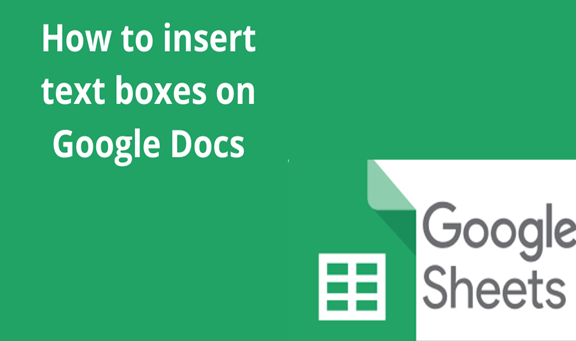 google docs insert text box over image
