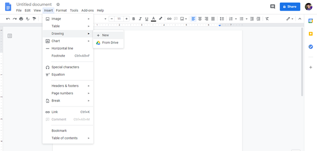 how to insert a text box in google docs