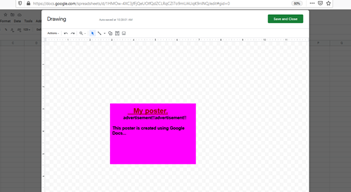 How to make a poster on Google docs Docs Tutorial