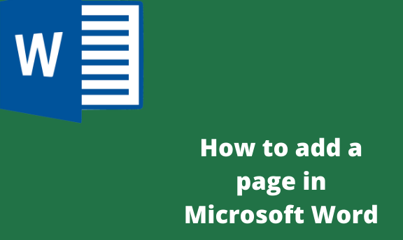 how-to-add-a-page-in-microsoft-word-docs-tutorial