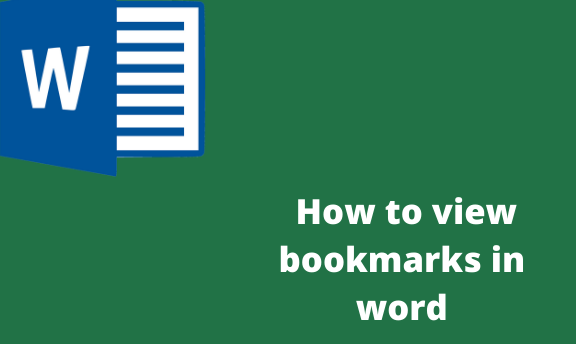 How To View Bookmarks In Word 365