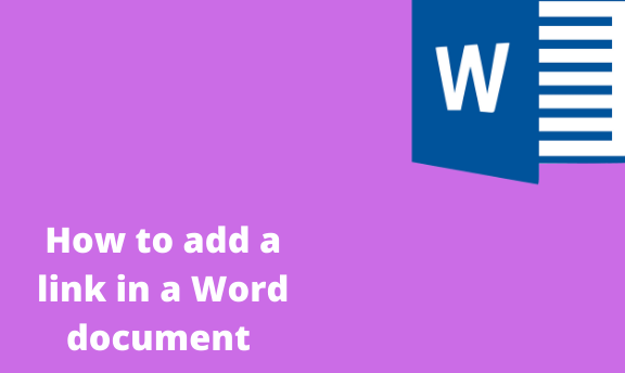 How to add a link in a Word document