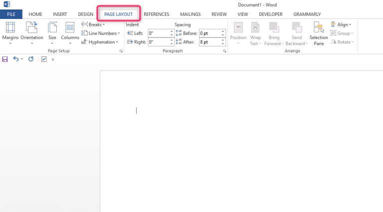 How To Change Paper Size In Word 2019