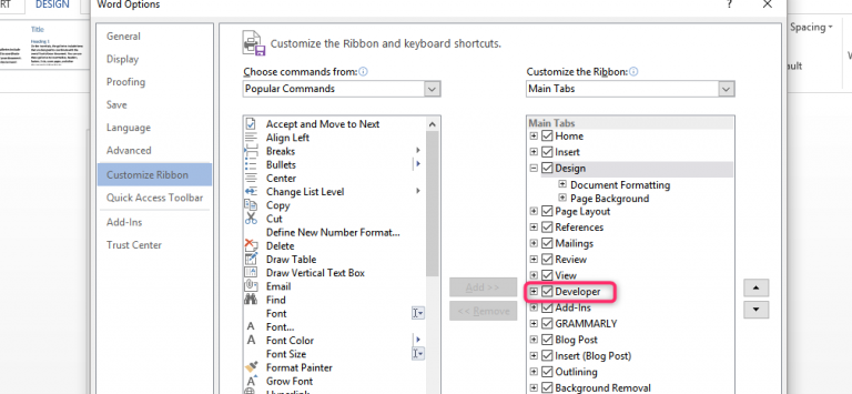 How to add content control in Word - Docs Tutorial
