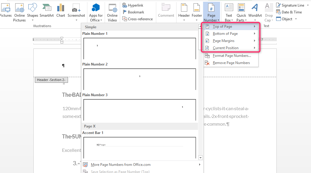 How To Page Number In Word From Page 3 Docs Tutorial
