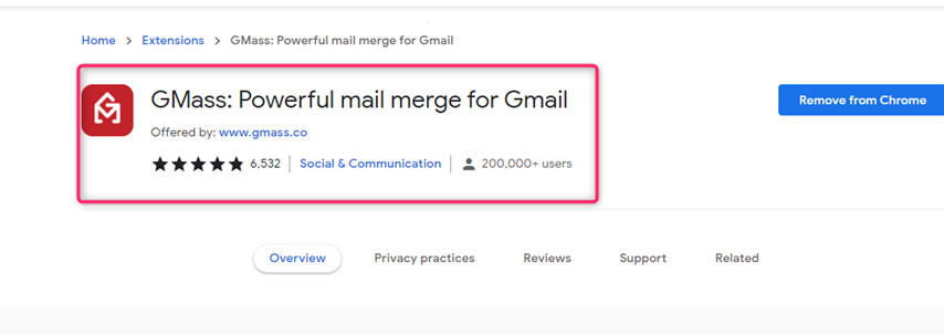 mail merge with google docs