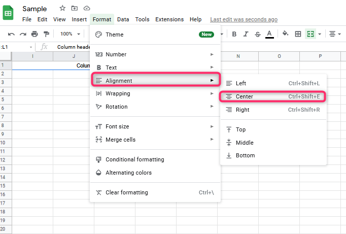 How To Name Columns In Google Sheets Docs Tutorial