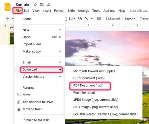 How To Create A Flyer On Google Slides