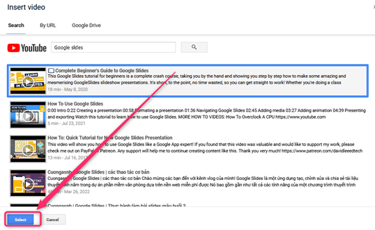  How To Get A YouTube Video On Google Slides Docs Tutorial