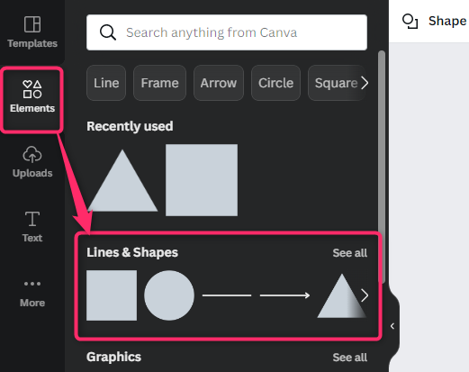 how-to-work-with-shapes-in-canva-docs-tutorial