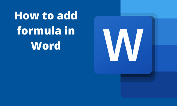 How To Add Formula In Word Mac