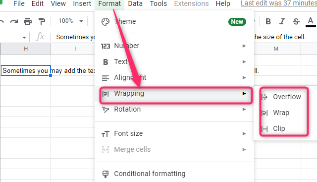 How To Wrap Text In All Cells In Google Sheets And Excel Docs Tutorial