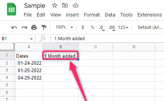 How To Add Months To A Date In Google Sheets And Excel Docs Tutorial