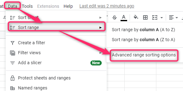 How To Organize By Date On Google Sheets