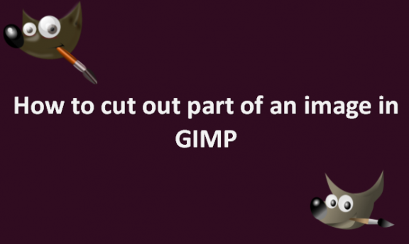 How to cut out part of an image in GIMP